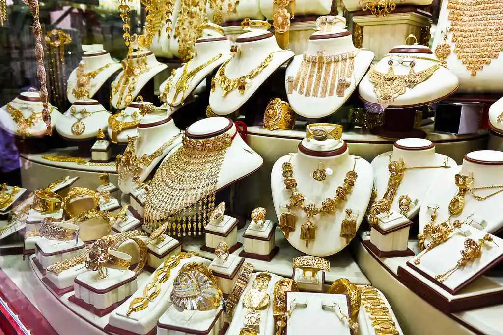 محلات الذهب في الشيخ زايد